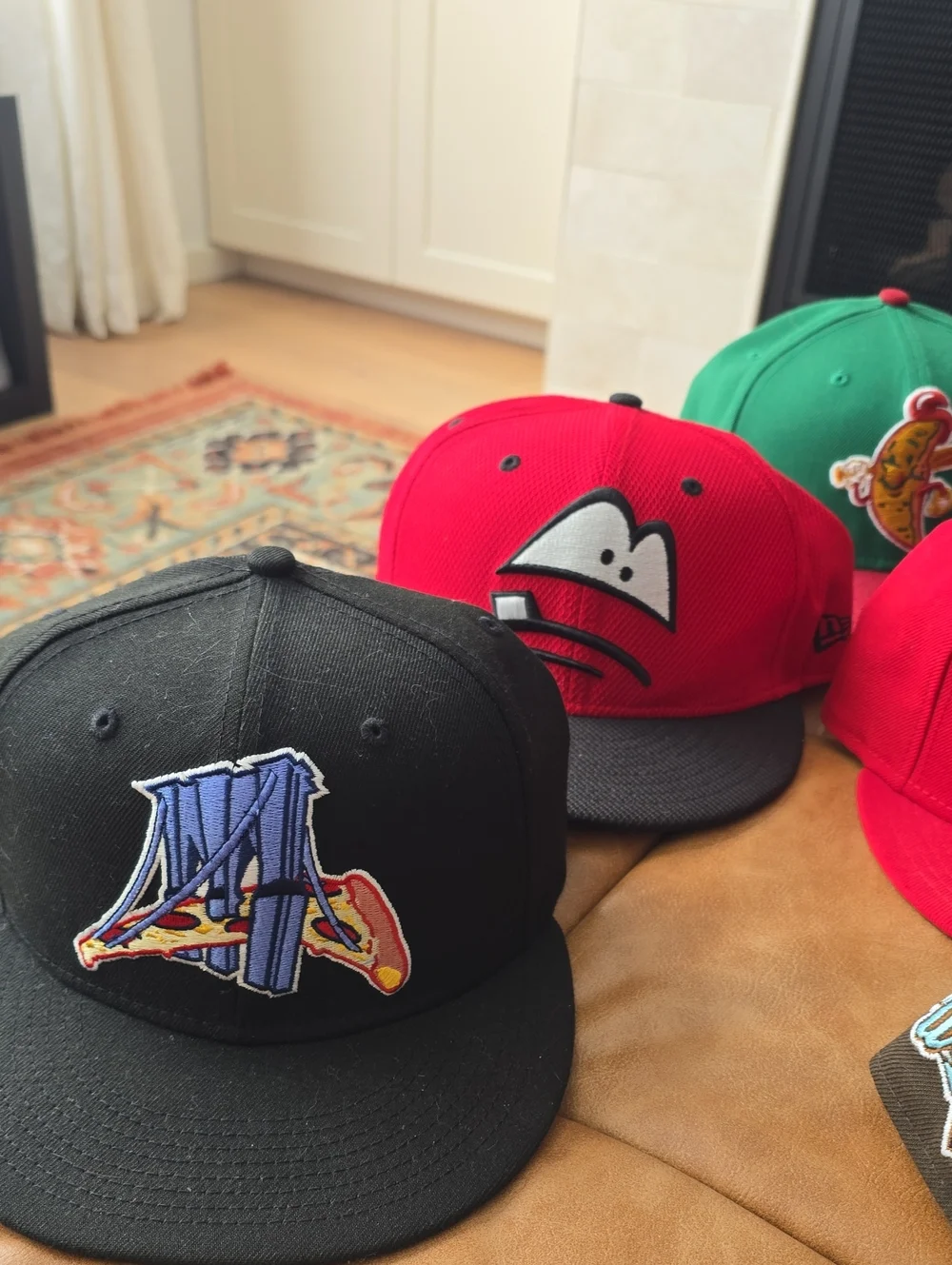 New Era 5950 Hats MiLB MLB Oakland Athletics Size 7.5